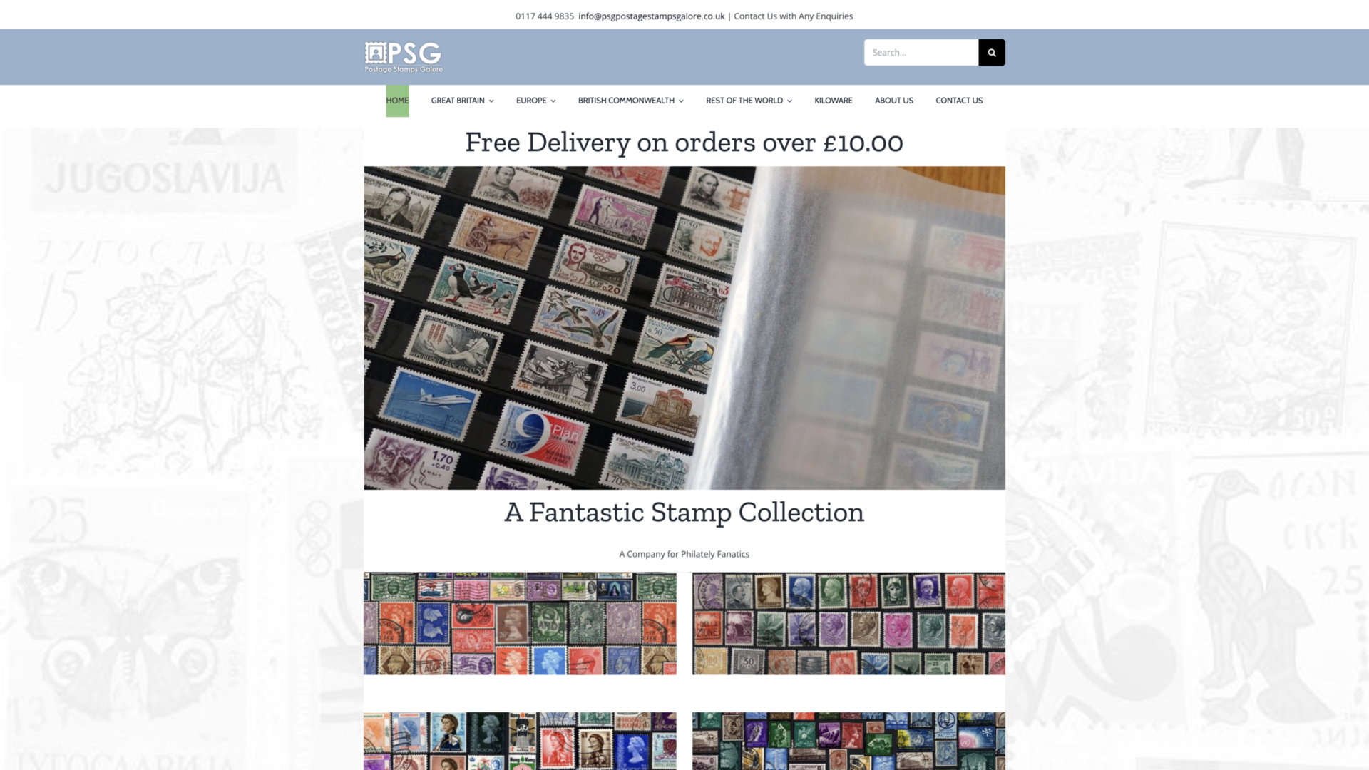 postage stamps galore