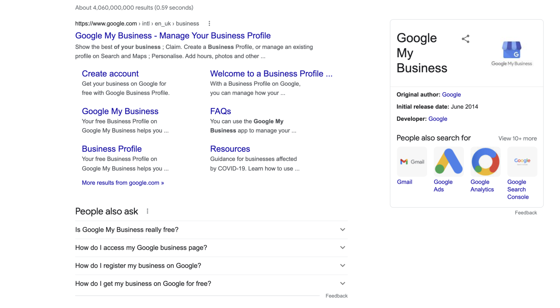 Google My business