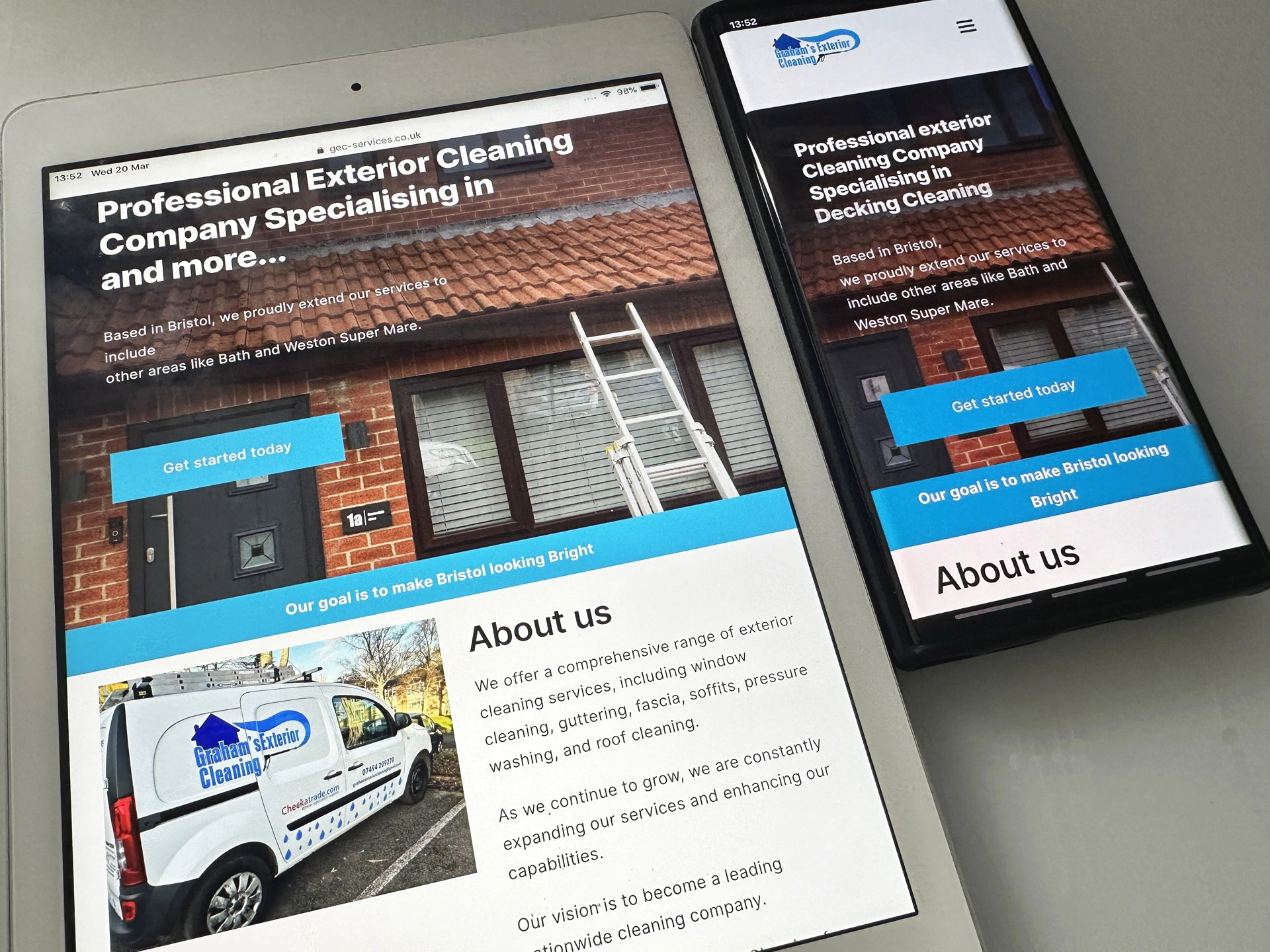 web design Bristol - gec - services 