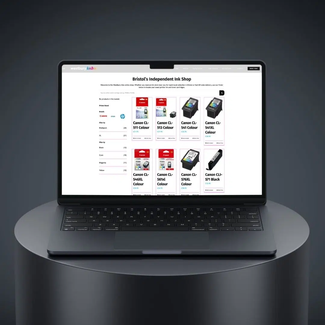 Wesbury Inks – Website Design Case Study